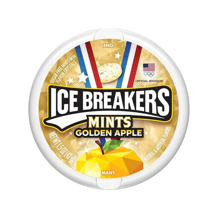 Ice Breaker Mints Golden Apple