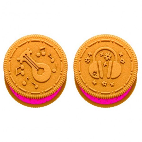 Oreo Trolls Pink Colored Creme With Glitter