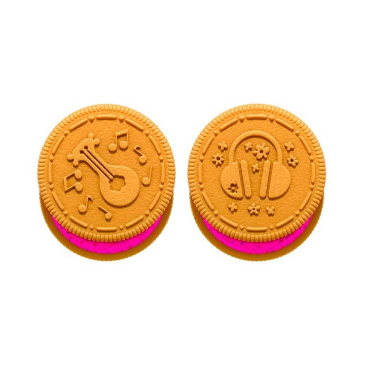 Oreo Trolls Pink Colored Creme With Glitter