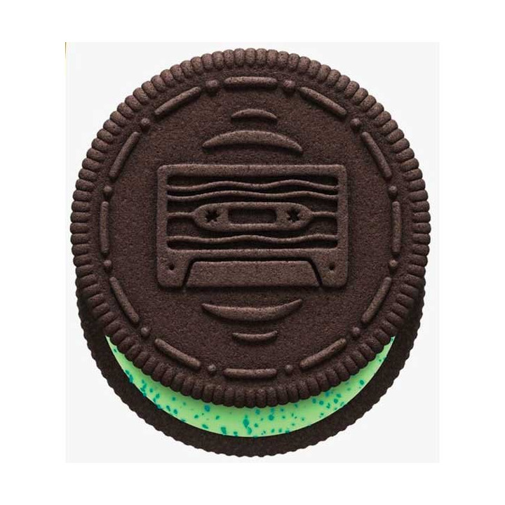 Oreo Trolls Green Colored Creme with Glitter & Popping Candy