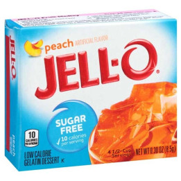 Jell-O Peach Sugar Free