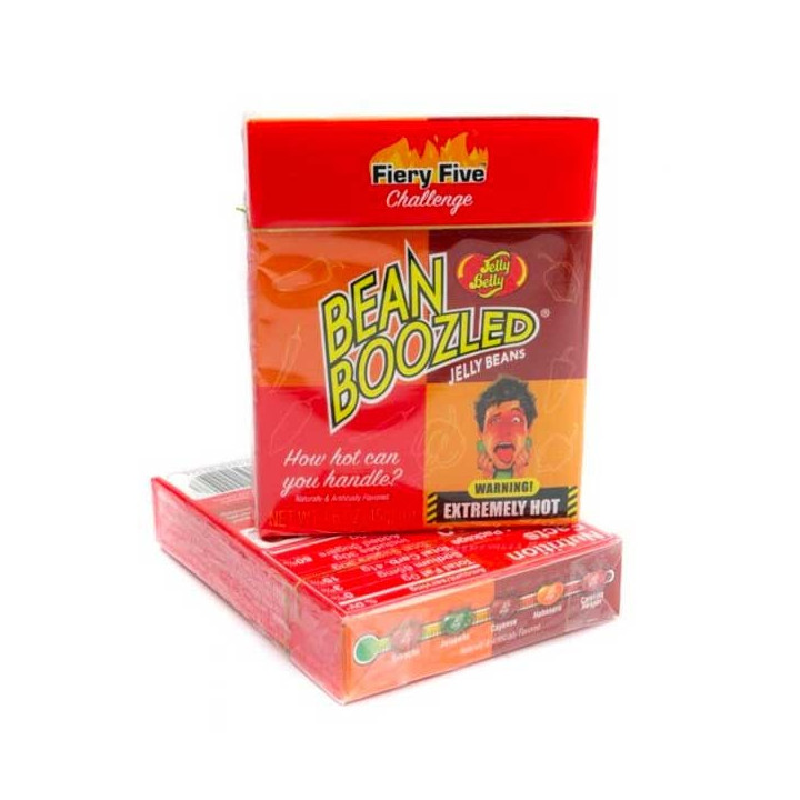 Jelly Belly Bean Boozled Flaming Five Flip Top Box