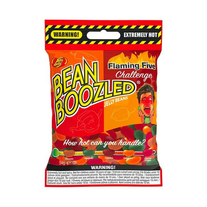 Jelly Belly Bean Boozled Flaming Five Challenge Bag