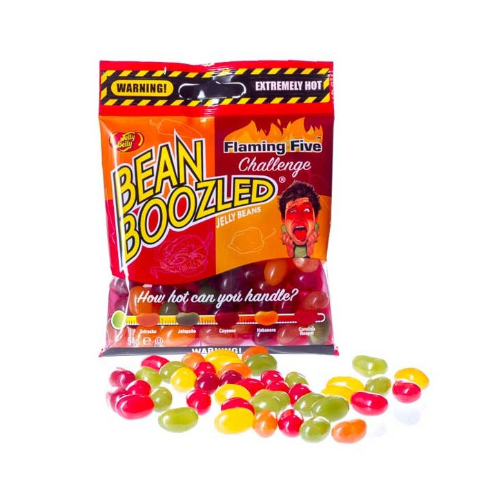 Jelly Belly Bean Boozled Flaming Five Challenge Bag