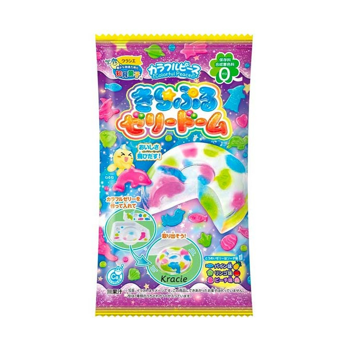 Kracie Colorful Peace Kira-Puru Jelly Dome DIY
