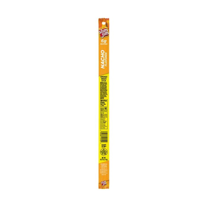 Slim Jim Nacho Flavored Smoked Snack Stick