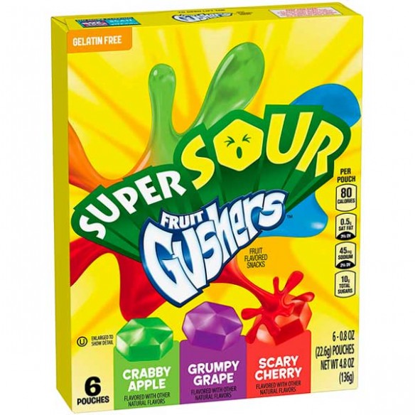 Fruit Gushers Super Sour