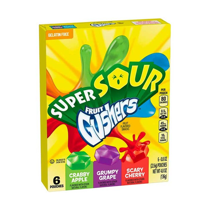 Fruit Gushers Super Sour
