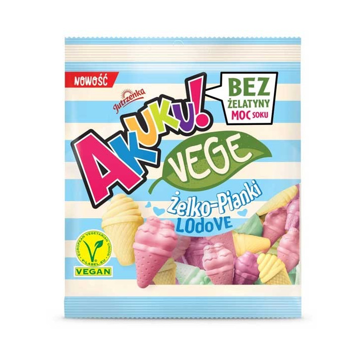 Akuku Vege Ice Cream Jellies Lodove