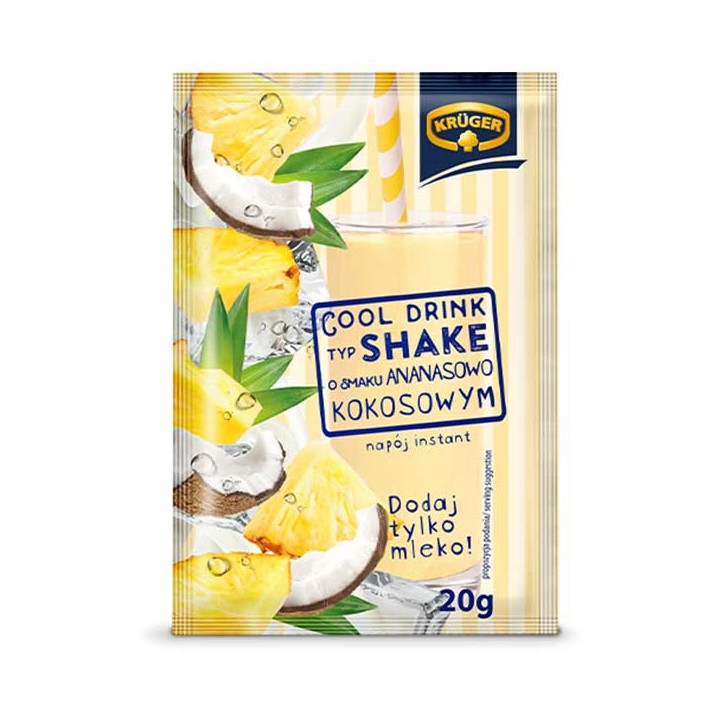 Shake Cool Drink Pineapple Coconut