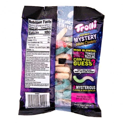 Trolli Sour Brite Mystery Night Crawlers