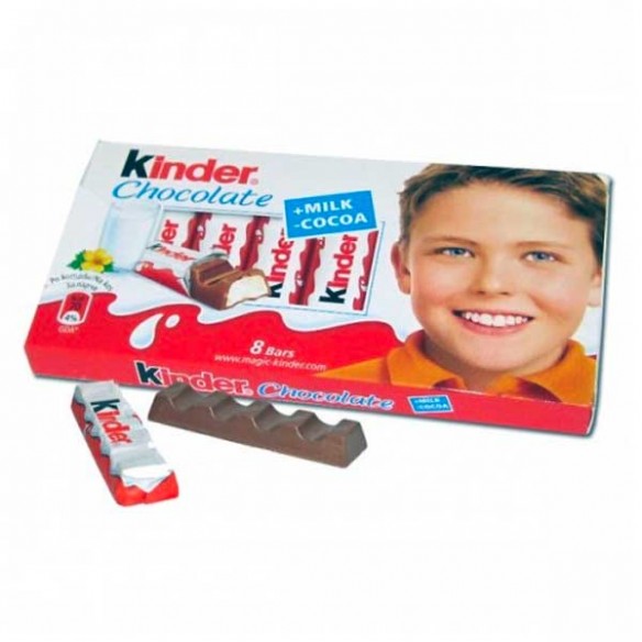 Kinder Chocolate Maxi Bar 8 Pack - 100 g