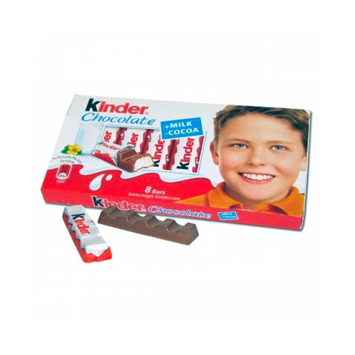 Kinder Chocolate Maxi Bar 8 Pack - 100 g