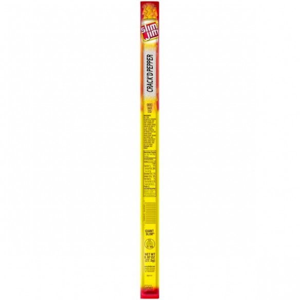 Slim Jim Crack'd Pepper Smoked Snack Stick