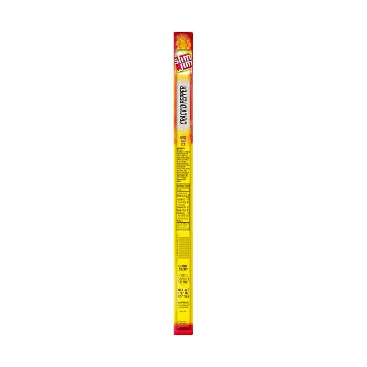Slim Jim Crack'd Pepper Smoked Snack Stick
