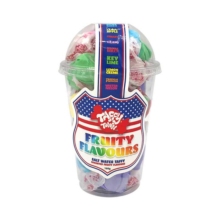 Taffy Town Fruity Flavours Salt Water Taffy Cups