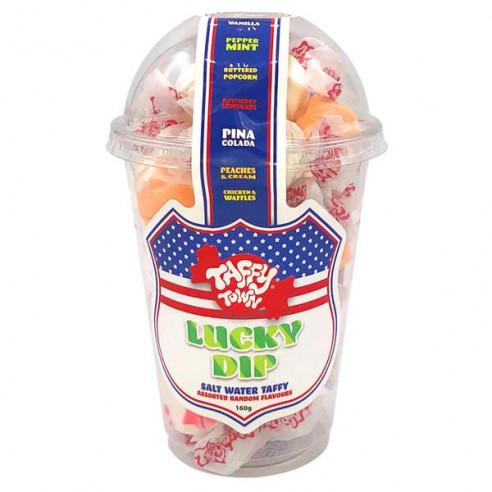 Taffy Town Lucky Dip Salt Water Taffy Cups