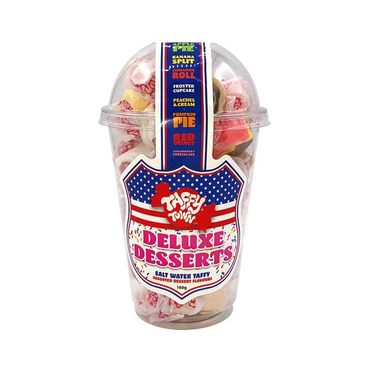 Taffy Town Deluxe Desserts Salt Water Taffy Cups