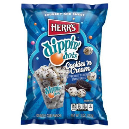 Herr's Dippin Dots Cookies & Cream Snack Balls