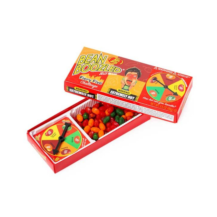 Jelly Belly Bean Boozled Flaming Five Challenge Spinner Gift Box