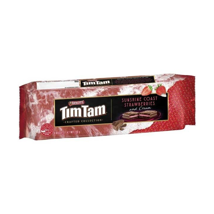 Arnott's Tim Tam Sunshine Coast Strawberries And Cream Crafted Collection