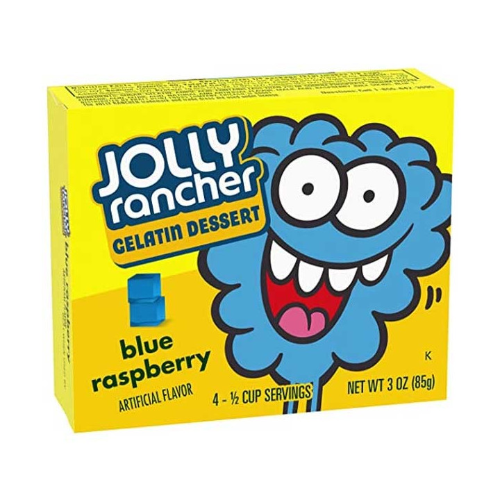 Jolly Rancher Blue Raspberry Gelatin Dessert 85 g
