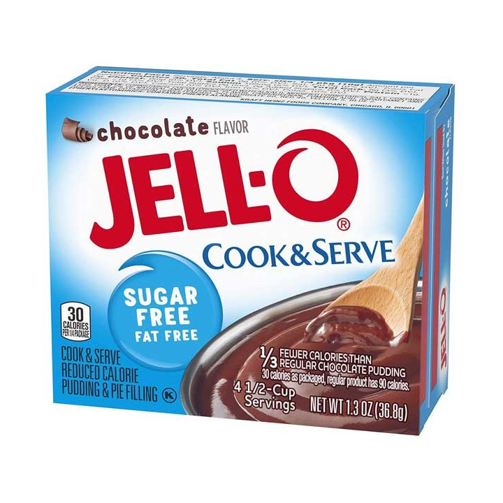 Jell-O Chocolate Cook & Serve Sugar Free