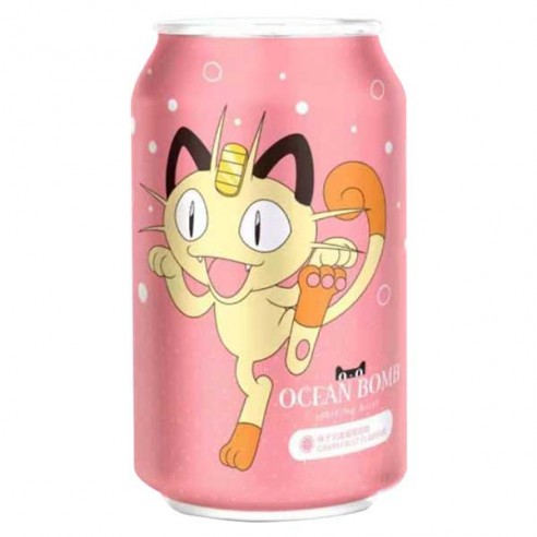 Ocean Bomb Peach Sparkling Water 330 ml