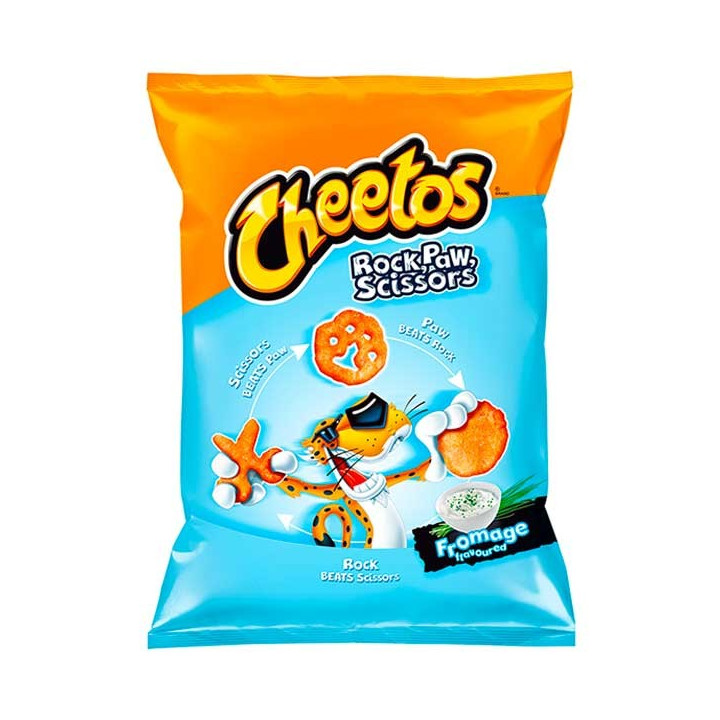 Cheetos Fromage Rock Paw Scissors