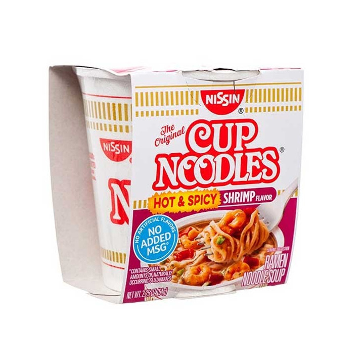 Nissin Cup Noodles Hot & Spicy Shrimp
