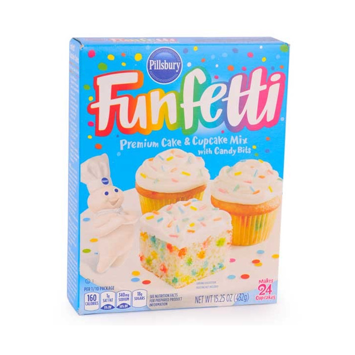 Pillsbury Funfetti Premium Cupcake & Cake Mix