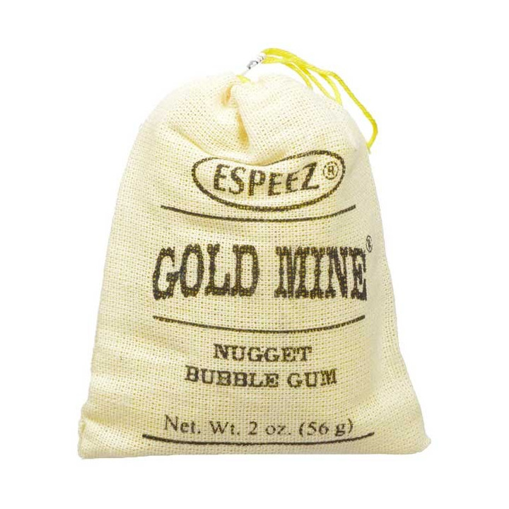Espeez Gold Mine Nugget Bubble Gum