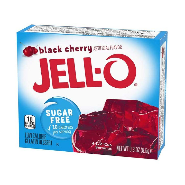 Jell-O Black Cherry Sugar Free 8.5 g