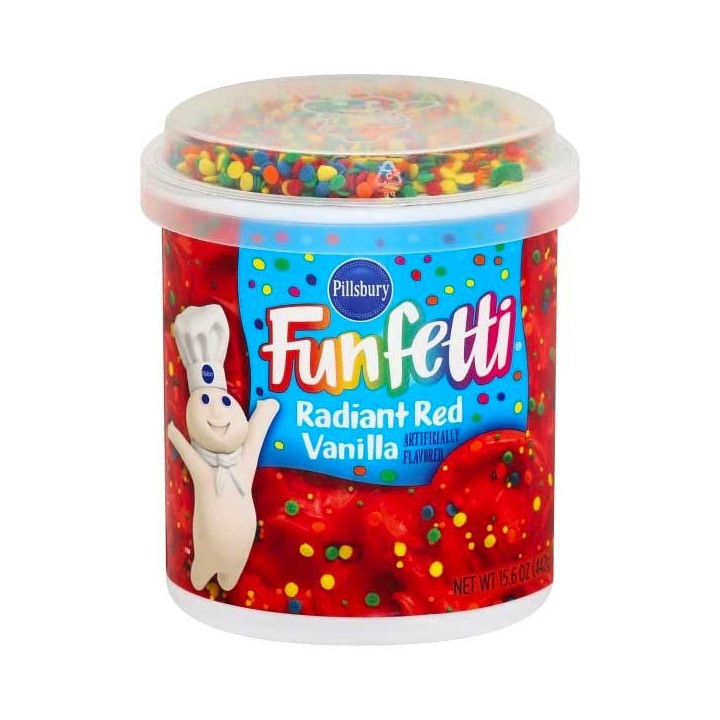 Pillsbury Funfetti Radiant Red Vanilla