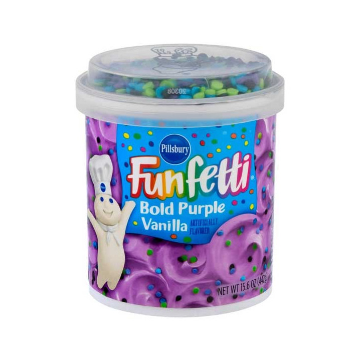 Pillsbury Funfetti Bold Purple Vanilla Frosting