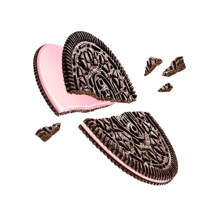 Oreo Crispy Sakura Chiffon Cake