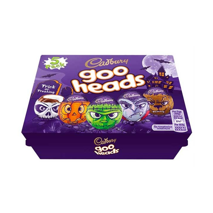 Cadbury Goo Heads Creme Eggs 5 Pack