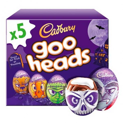 Cadbury Goo Heads Creme Eggs 5 Pack