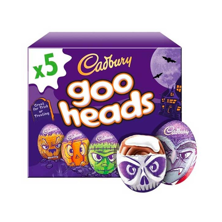 Cadbury Goo Heads Creme Eggs 5 Pack