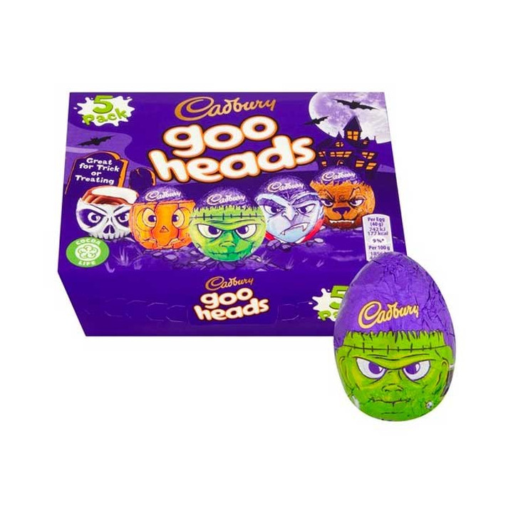 Cadbury Goo Heads Creme Eggs 5 Pack