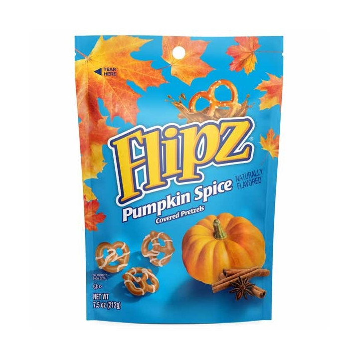Flipz Pumpkin Spice Pretzels