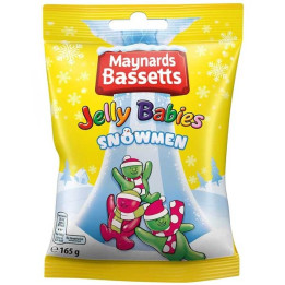 Maynards Bassetts Jelly Babies Snowmen