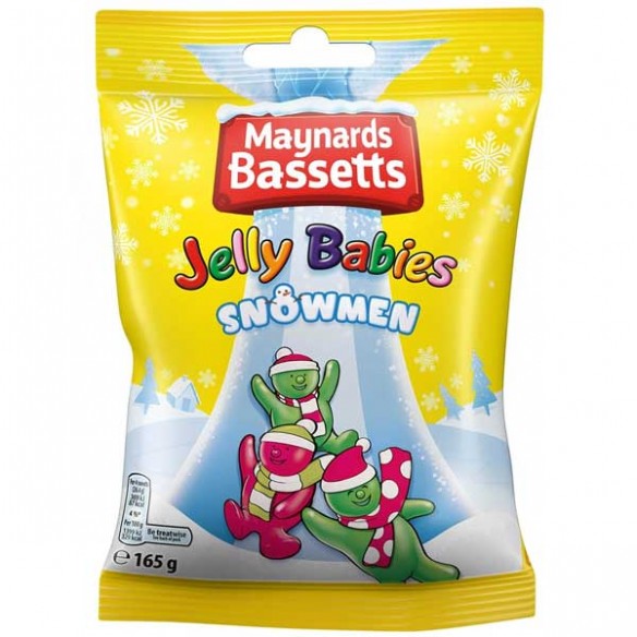 Maynards Bassetts Jelly Babies Snowmen