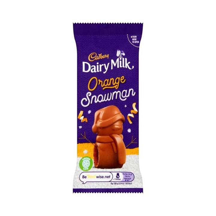 Cadbury Mousse Orange Snowman