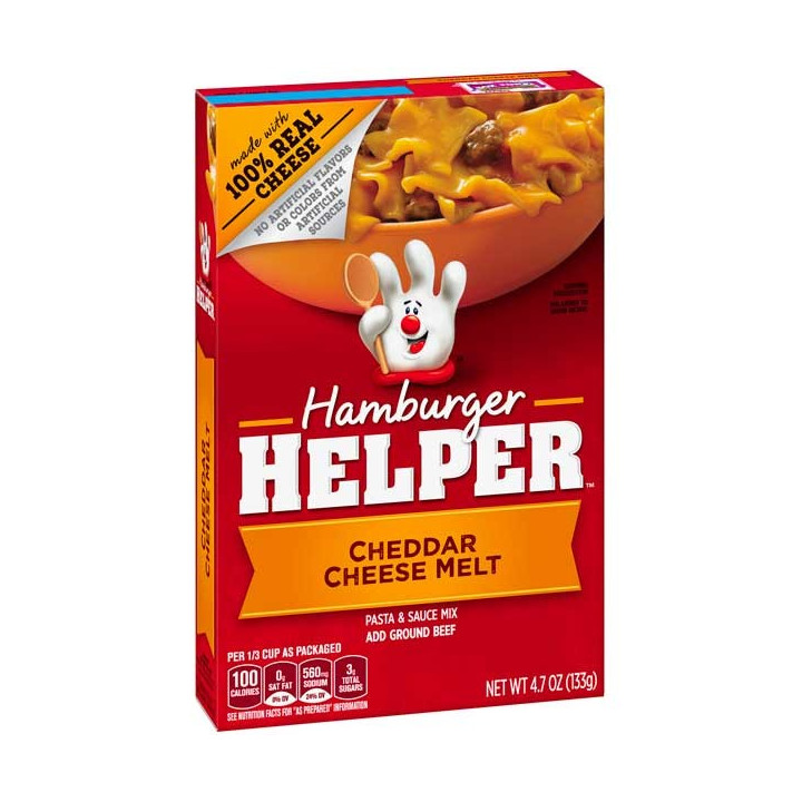 Hamburger Helper Cheddar Cheese Melt