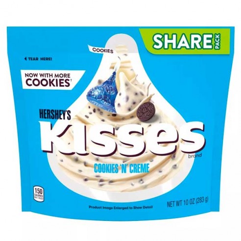 Hershey's Kisses Cookies & Creme Share Pack
