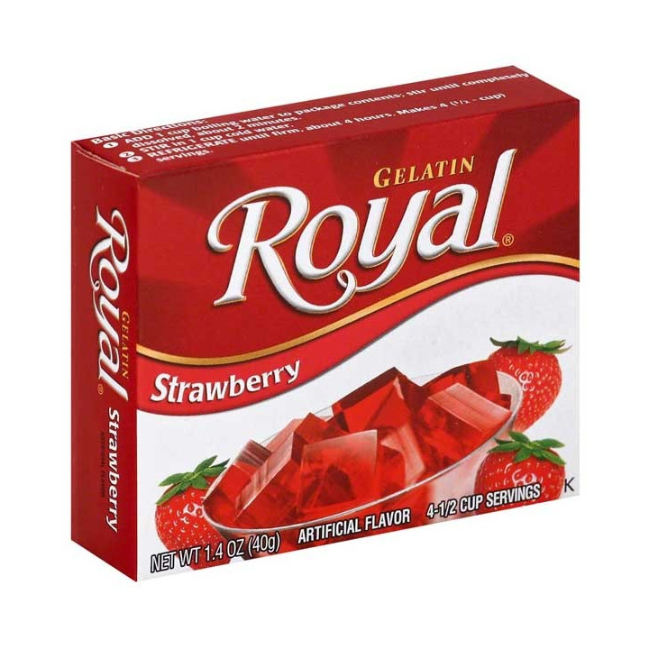 Royal Strawberry Gelatin
